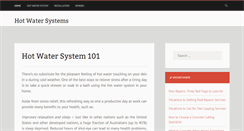 Desktop Screenshot of hotwatersystem.net