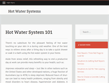 Tablet Screenshot of hotwatersystem.net